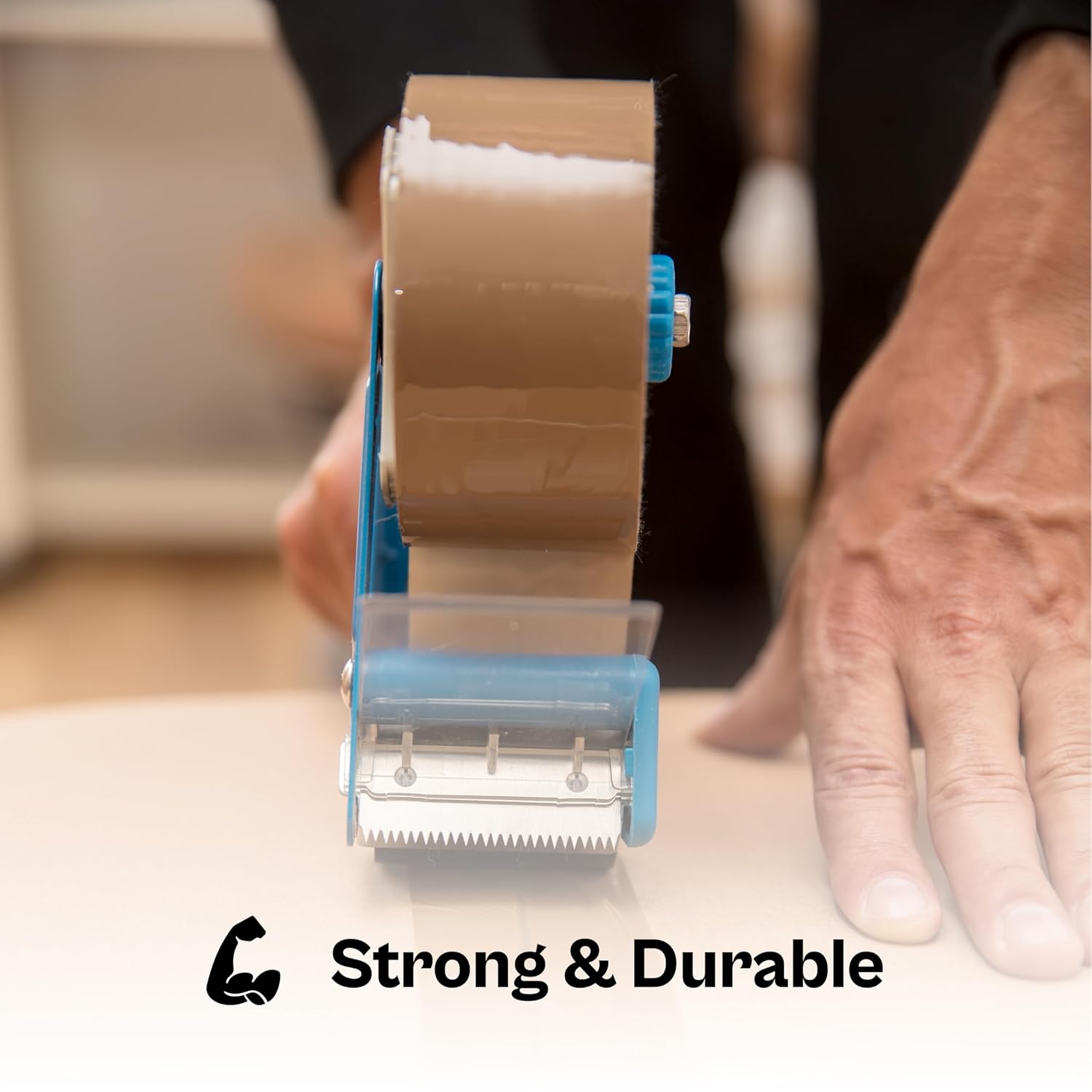 PSBM Brown Packing Tape, 36 Rolls 2.3 Mil 1.88 Inch 110 Yards Per Roll, Heavy Duty Tape for Packaging, Shipping, Moving & Sealing