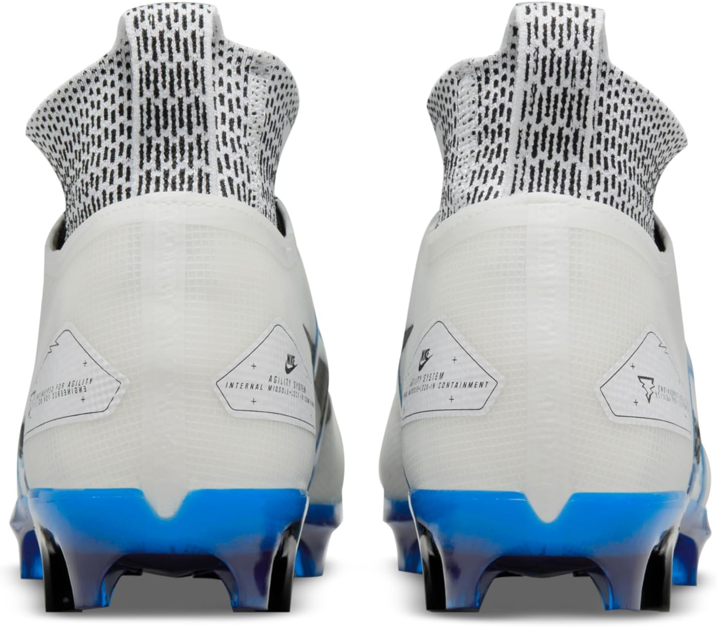 Nike Alpha Menace Elite 3 White/Particle Grey/Opti Yellow/Black Mens Football Cleat.