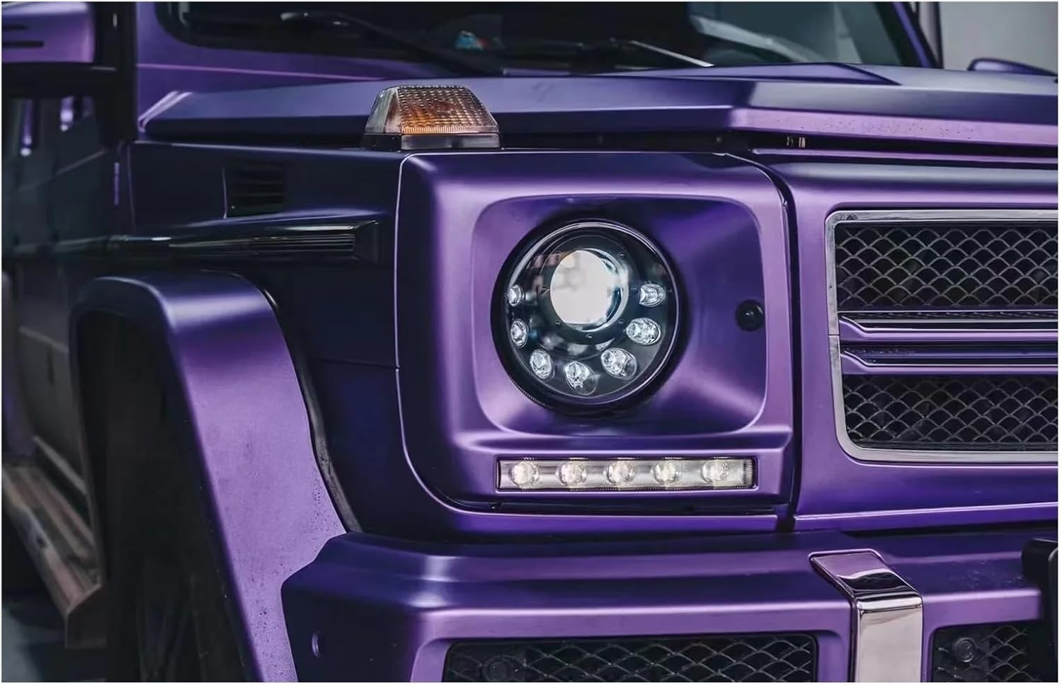 Car Lights Compatible With Mercedes Benz G500 2020-22 LED Headlight Projector Lens 2005-08 Headlamp Front DRL Signal Car Accessorie