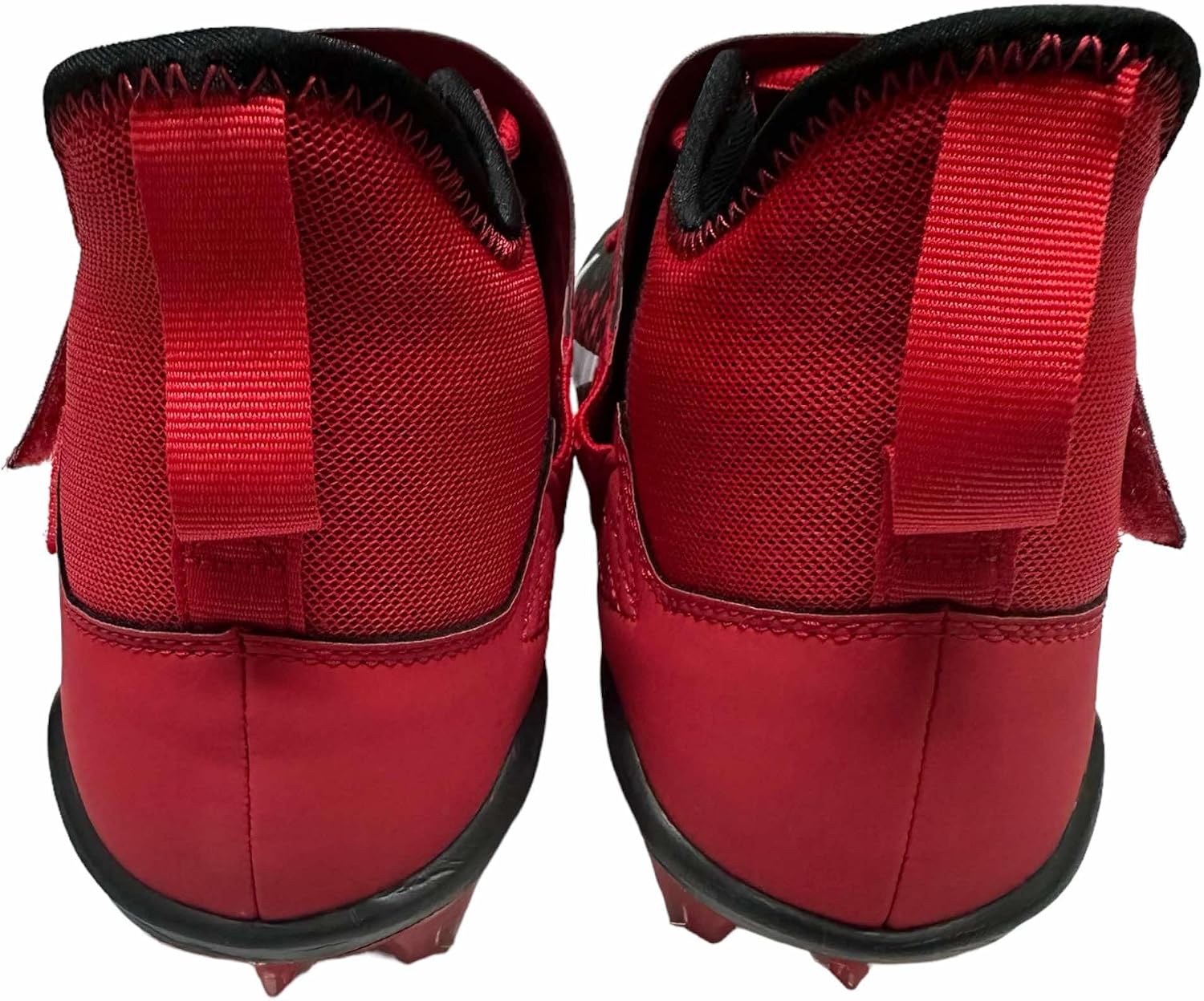 Nike Men's Alpha Menace Pro2 Mid Football Cleats Shoes #BV3945-600 Black/Red/White - Size Men's 12