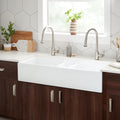 Signature Hardware 480268 Tethra 47' Farmhouse Triple Basin Fireclay Kitchen Sink