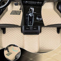 Fit for Infiniti G37 G37X 2008-2013 Custom Car Floor Mats Luxury Leather Waterproof Anti-Slip Full Coverage Front ＆ Rear Floor Liners (Choose: for G37 2008-2013 / Beige)