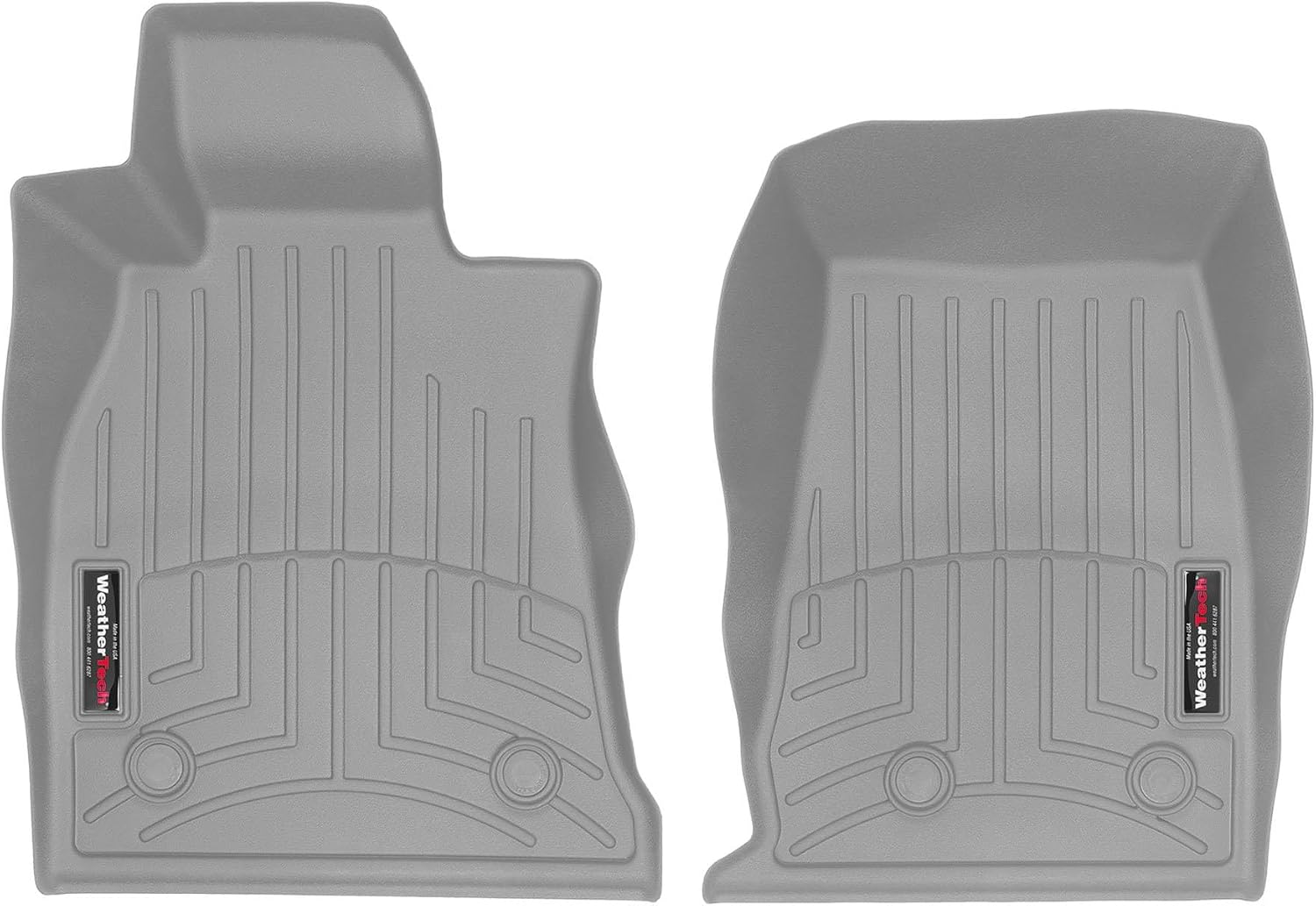 WeatherTech Custom Fit FloorLiners for Cadillac CT5, CT5-V, CT5-V Blackwing - 1st Row (4616101), Grey