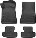 Husky Liners Weatherbeater Floor Mats | Fits 2015-2026 Ford Mustang | Front & 2nd Row, 3-pc Black - 99371