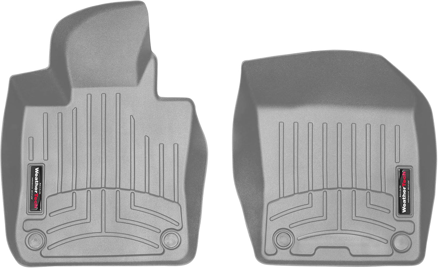 WeatherTech Custom Fit FloorLiners for Volvo V60 Recharge, V60, S60, V60 Cross Country - 1st Row (4615251), Grey