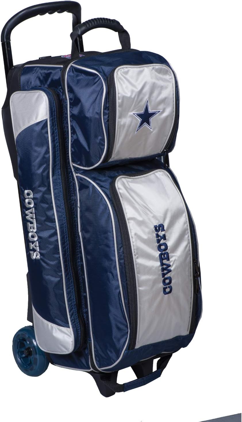 Strikeforce Bowling NFL Bowling Roller Bag with Ball, Shoe and Accessory Pockets