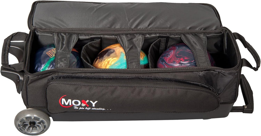 Bowlerstore Products Moxy Blade Triple Roller Bowling Bag - Black