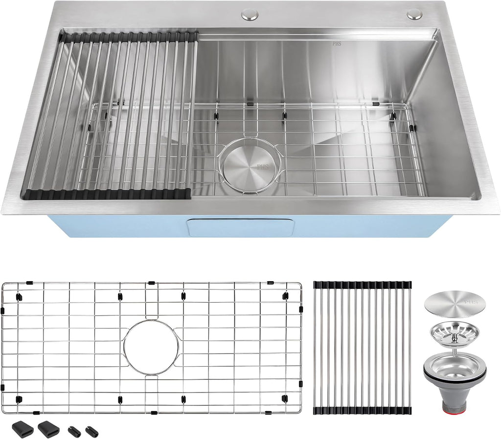 32 inch Workstation 32 * 19 Single Bowl