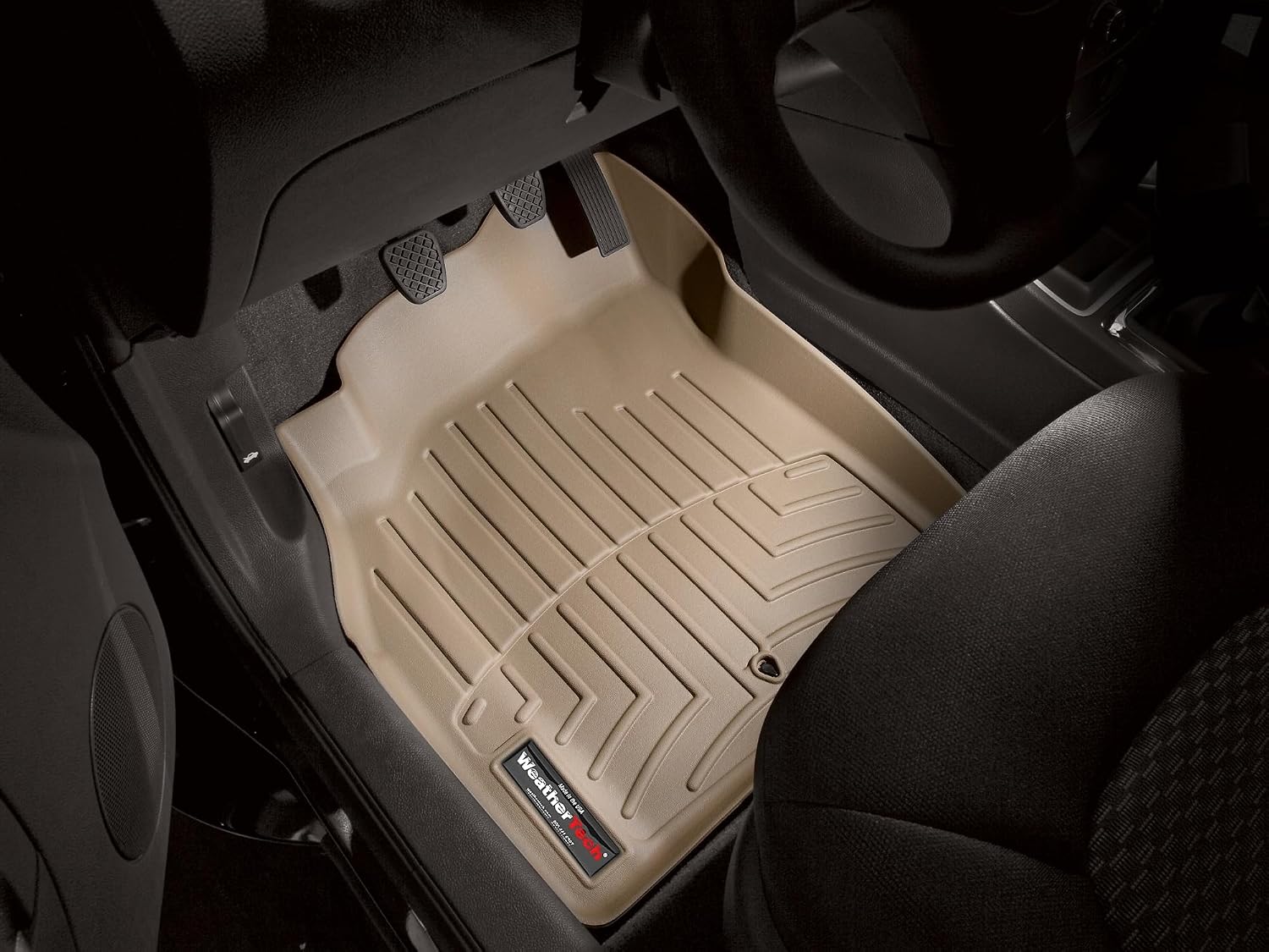 WeatherTech Custom Fit FloorLiners for Chevrolet HHR - 1st Row (451451), Tan