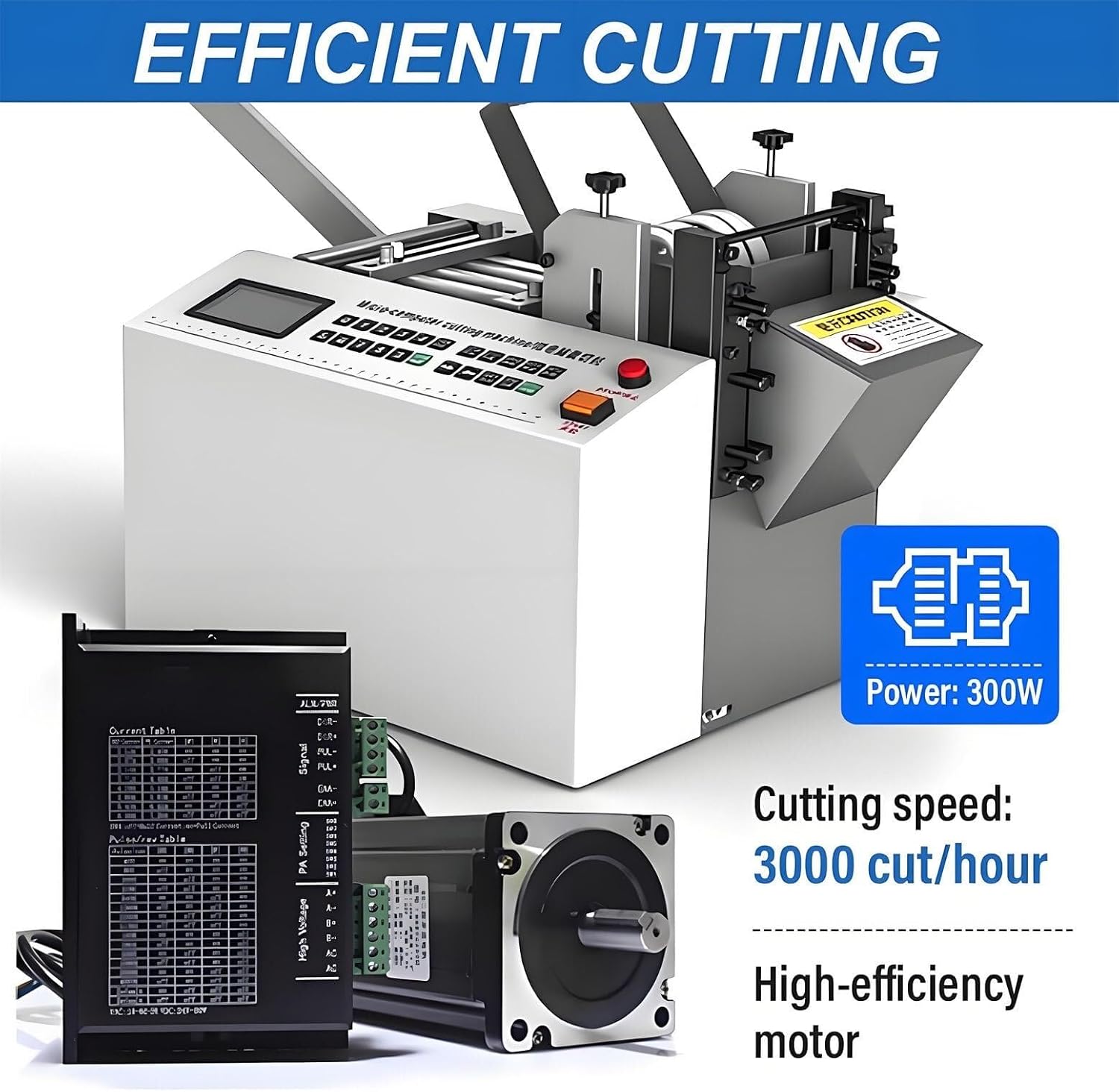 250W Electric Conduit Cutter, Automatic Heat Shrink tubing, microcomputer Controlled, Cutting Width 100mm