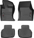 WeatherTech Custom Fit FloorLiners for Jaguar XF - 1st & 2nd Row (4411031-4410032), Black