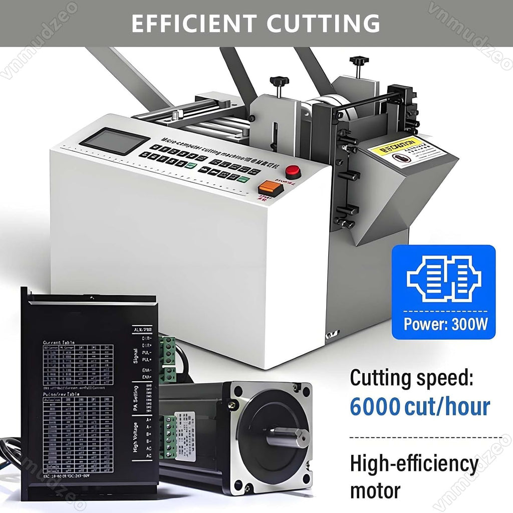 Electric Yellow Flexible Conduit Cutter,Automatic Heat Shrink Tube Cutting Machine,Desktop Fiberglass Sleeving Cutting Equipment