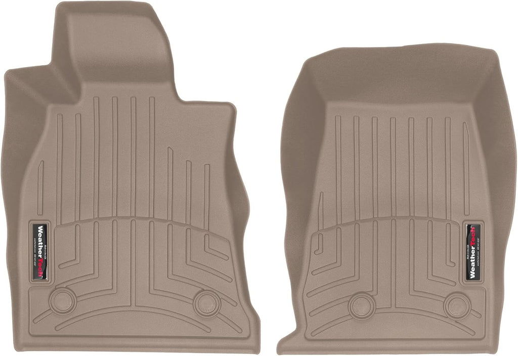 WeatherTech Custom Fit FloorLiners for Cadillac CT5-V, CT5, CT5-V Blackwing - 1st Row (4516101), Tan