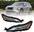 KARPAL Halogen Turn Signal Light Compatible with 2021-2023 Nissan Rogue w/LED DRL w/Halogen Indicator Light Driver and Passenger Side Replacement NI2562102 NI2563102