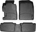 WeatherTech Custom Fit FloorLiners for Honda Civic Si, Civic, 1st & 2nd Row (44090-1-2), Black