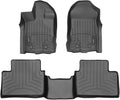 WeatherTech Custom Fit FloorLiners for Ford Ranger, Ranger, 1st & 2nd Row (4415181V-4415183), Black