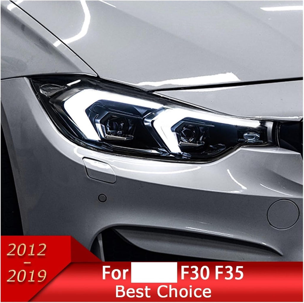 Car Lights Compatible With BMW 2012-2019 F30 LED Headlight F31 Head Lamp 318i 320i 325i 328i 330i 335i DRL Automotive Accessories(For 12-15 Halogen)