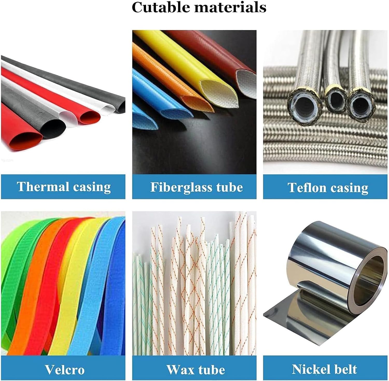 Fully Automatic Heat-Shrink Tube Micro-Computer Cutting Machine 600W Electric Tube Cable Pipe Cutter with Micro Computer Control, Cutting Accuracy 0.1Mm, for Sleeve Rubber/Plastic Tube