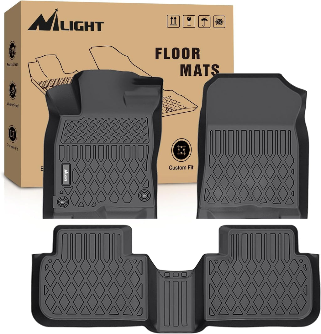 Nilight TPE Floor Mats for Honda Civic 2022 2023 2024 2025 2026 / Acura Integra 2023-2026,All Weather Custom Fit Heavy Duty Floor Liners