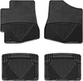 WeatherTech All-Weather Floor Mats for Lexus RX 1st & 2nd Row (W29-W20), Black