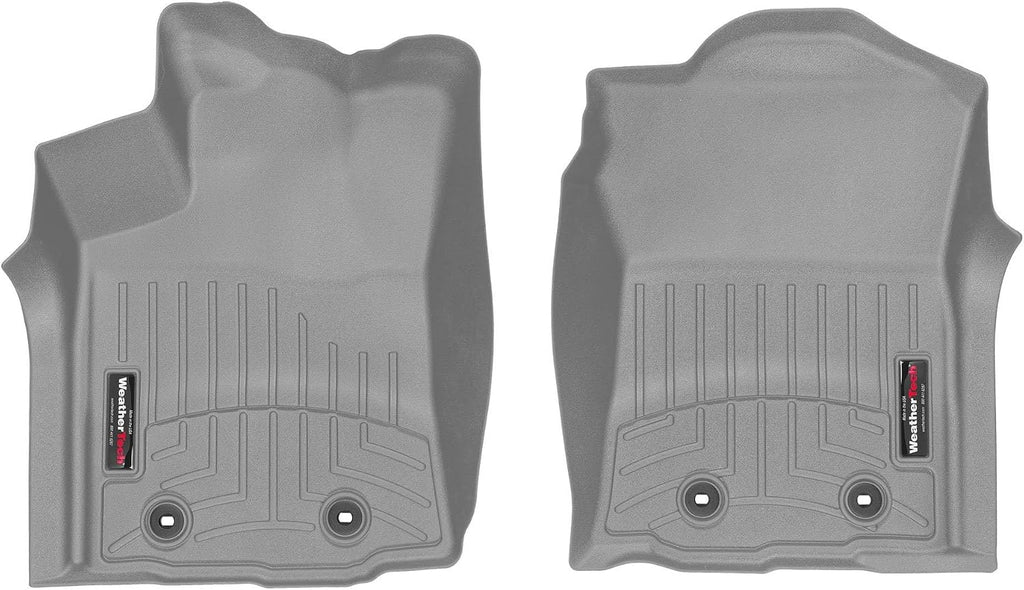 WeatherTech Custom Fit FloorLiners for Toyota Tacoma, Tacoma, 1st Row (4612991), Grey