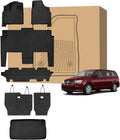 Peleus Floor Mats & Trunk Mat for 2024 2025 2026 Lincoln Nautilus All Weather TPE Protection Floor Liners Full Set with Cargo Liner for Lincoln Nautilus Accessories