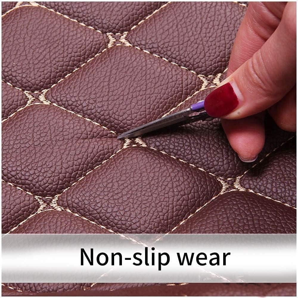 Custom Car Floor Mats Anbuwei Cute All Weather Protection Floor Mats for 96% 2000-2025 Sedan SUV Trucks According to Automotive Model (Blue,A Total of Three Rows)
