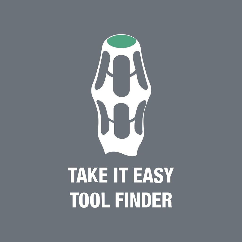 Wera 05150101001 9710 Foam Insert Screwdriver Set 1, 18 Pieces