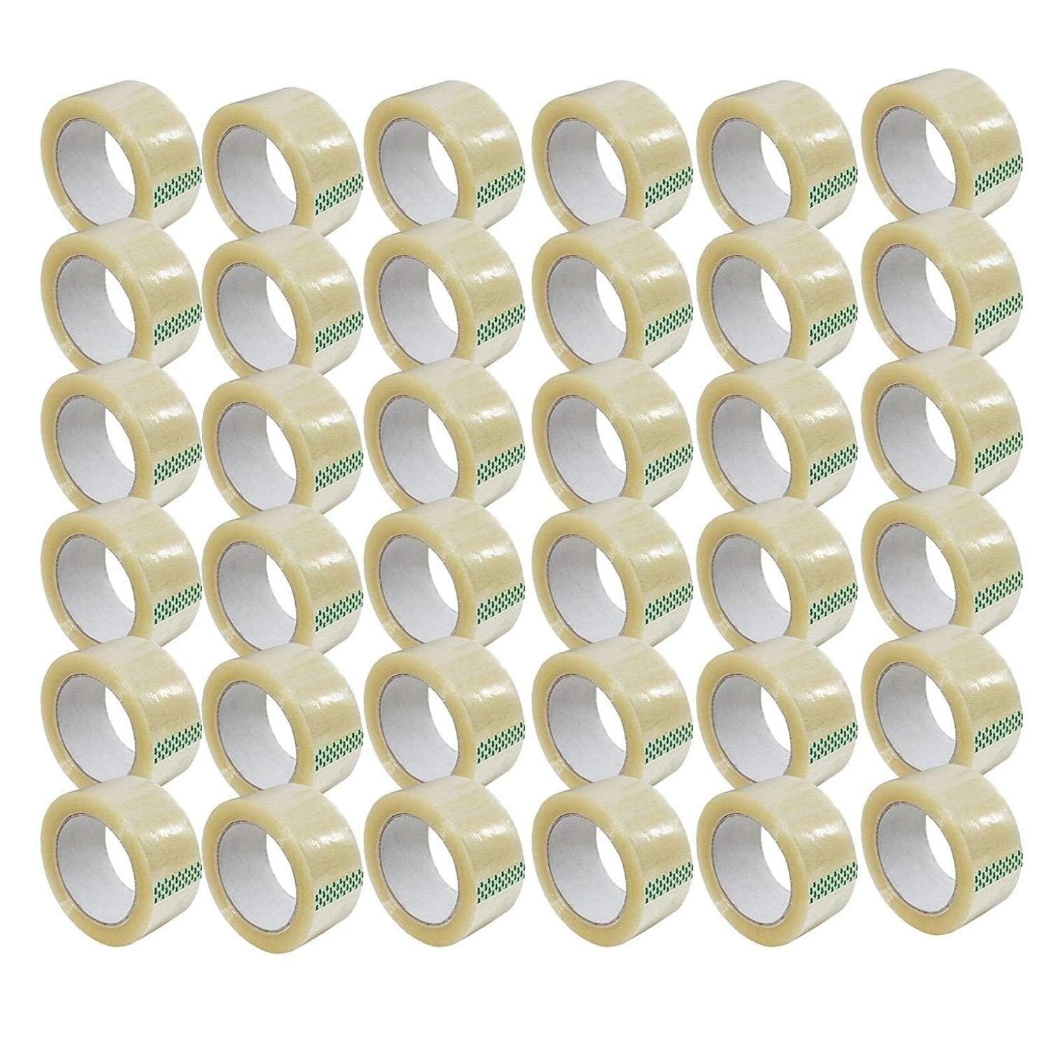 XP AUDIO 144 Rolls of Premium 2' X 330' Brown Jumbo 3-Inches Strong Heavy Duty Sealing Adhesive Shipping Packing Tape 110 Yards for Moving Packaging Shipping Office and Storage