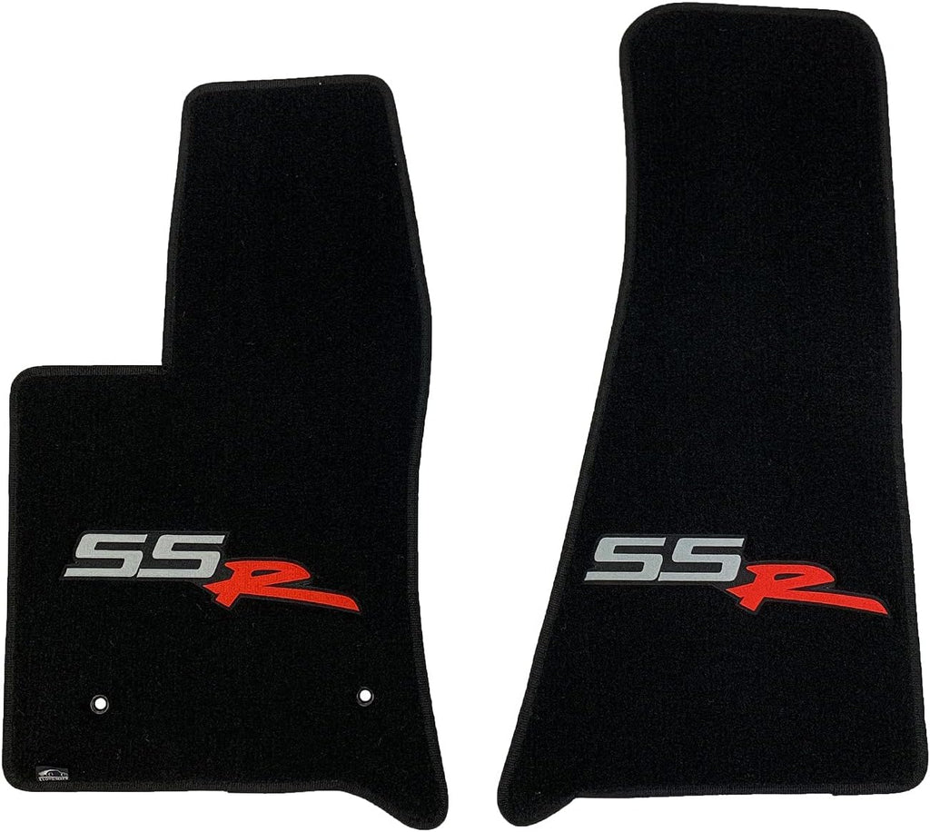 Lloyd Mats Floor Mats for Chevrolet SSR 2003-2004 | 2PC Front Mats | Black | Non-Slip Backing