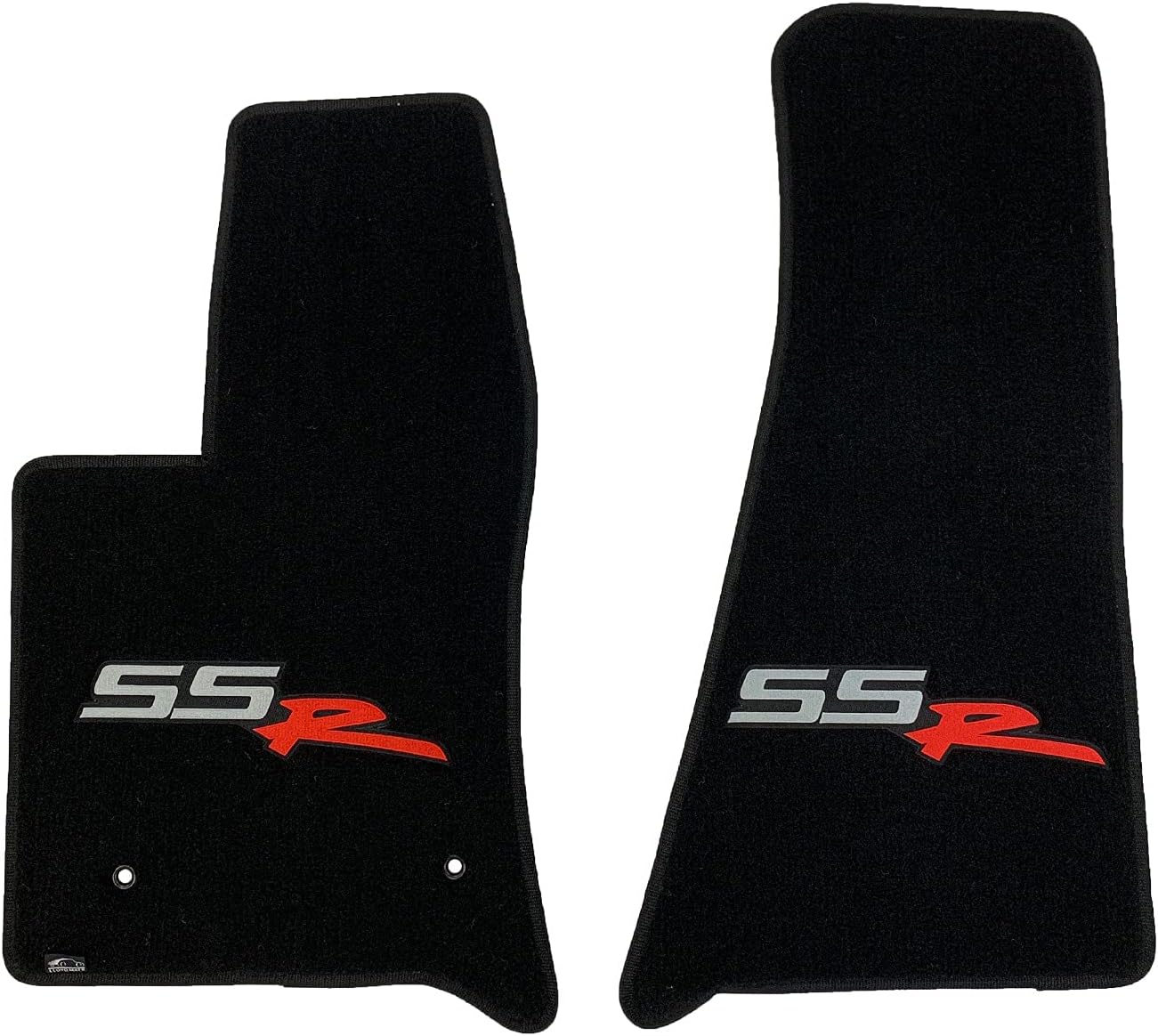 Lloyd Mats Floor Mats for Chevrolet SSR 2003-2004 | 2PC Front Mats | Black | Non-Slip Backing