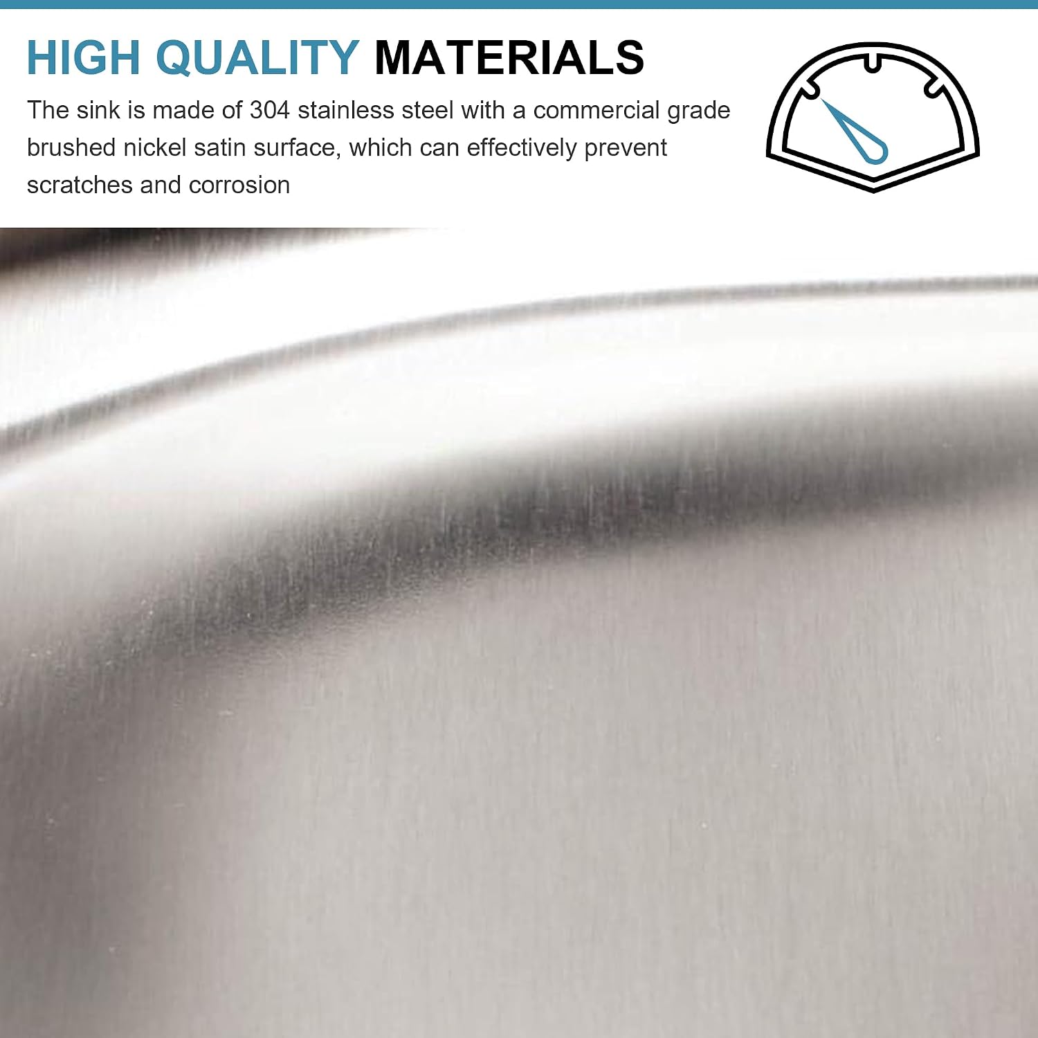32 Inch Undermount Double Bowl Kitchen Sink, 18 Gauge 304 Stainless Steel 50/50 Kitchen Sinks with Strainer, 32' x 18' x 9'