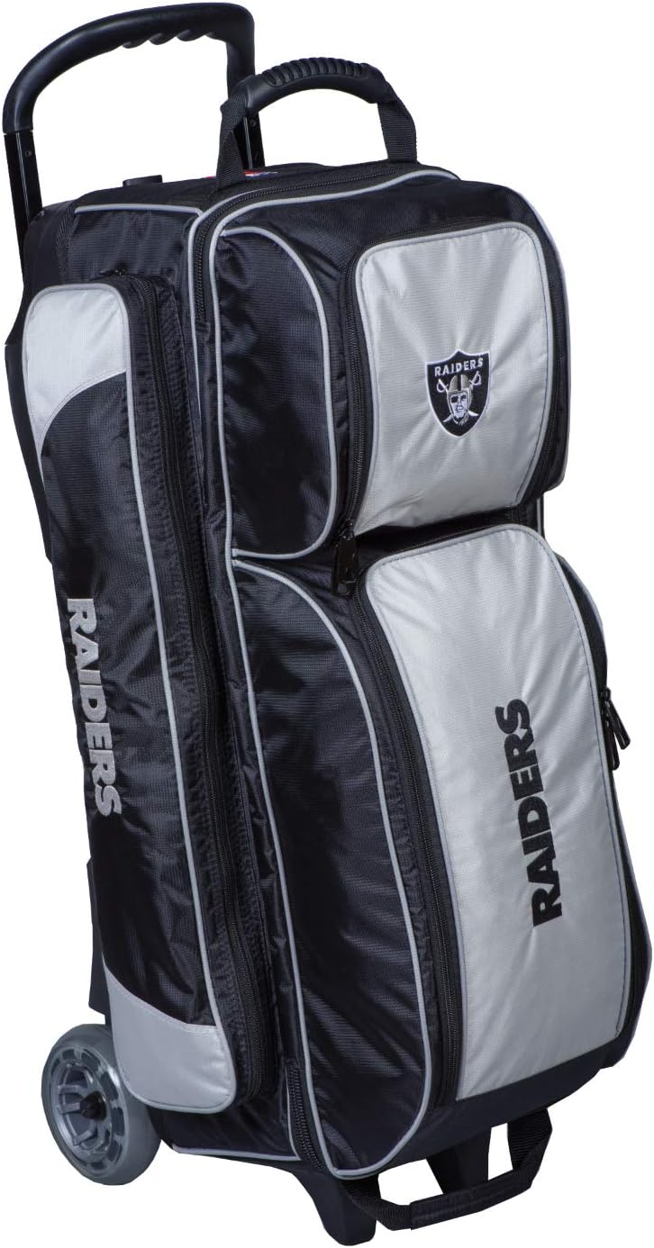 Strikeforce Bowling NFL Bowling Roller Bag with Ball, Shoe and Accessory Pockets