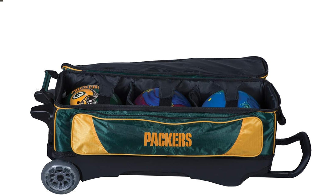 Strikeforce Bowling NFL Bowling Roller Bag with Ball, Shoe and Accessory Pockets