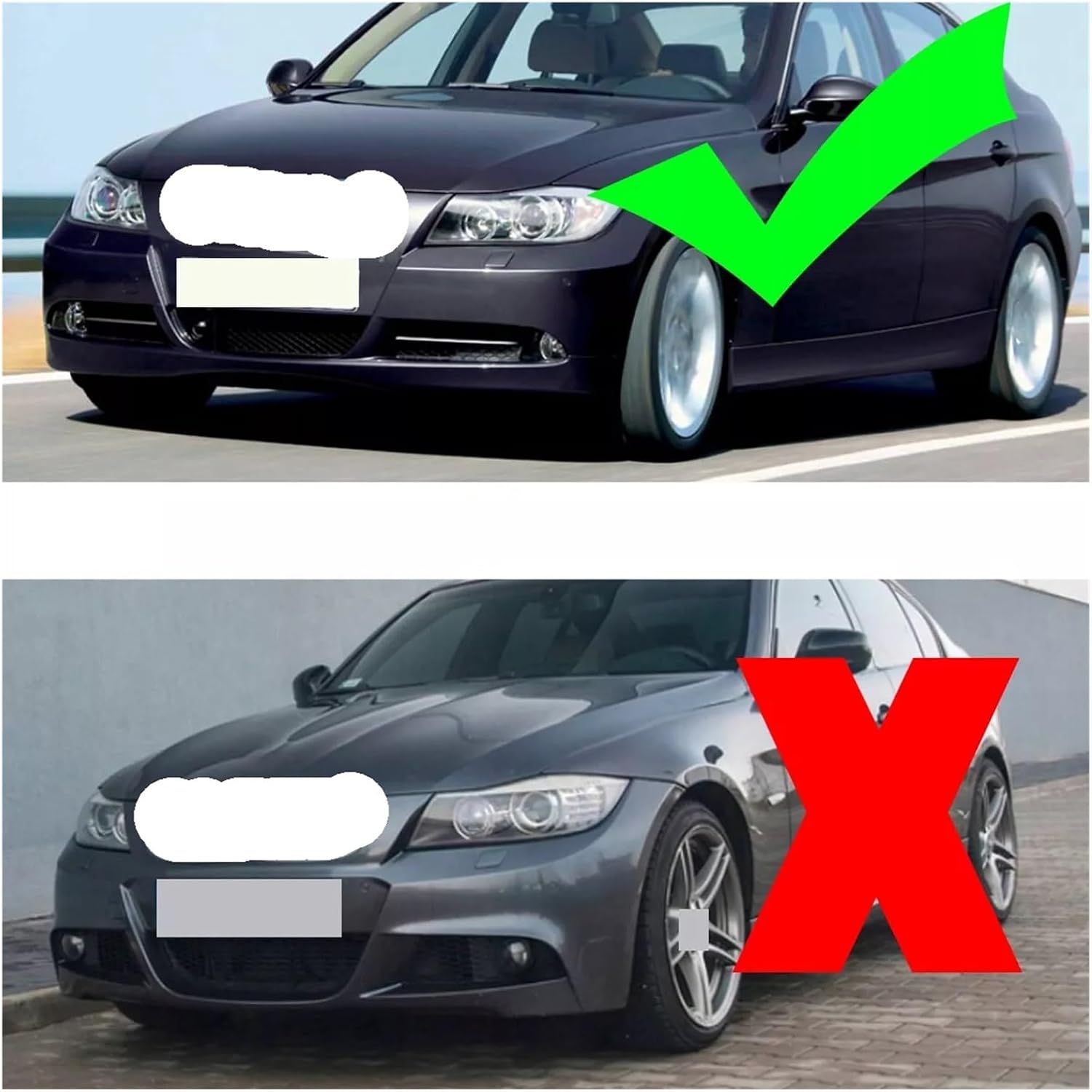 Car Lights Compatible With BMW 3 SERIES E90 E91 2005-2008 Headlight Assembly LED 3D DRL RUNNING FRONT LIGHTS HEADLIGHTS Automobiles Lamp