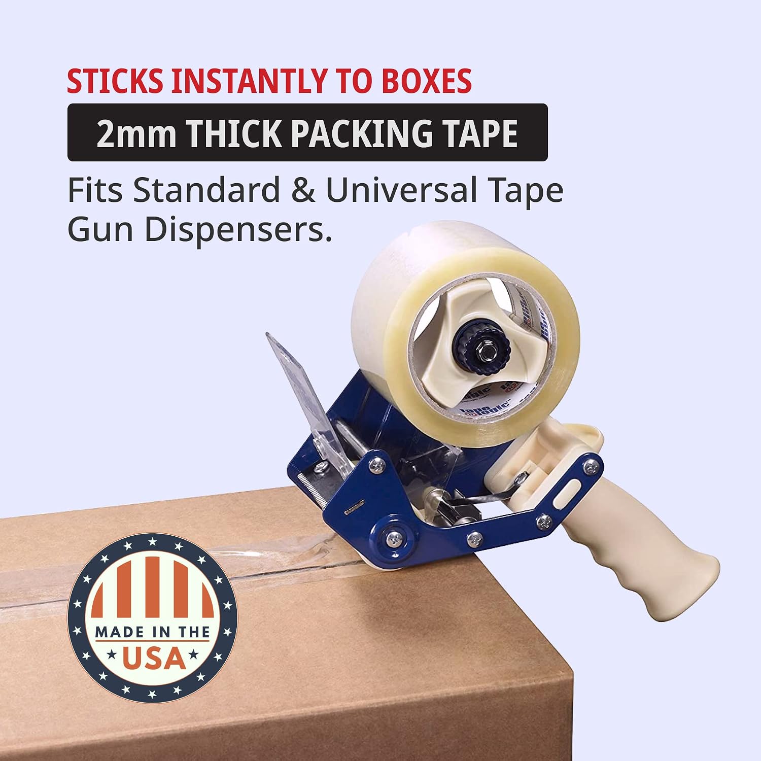 Tape Logic 2' x 110 yds Acrylic Packing Tape 2.2 Mil, Clear (36-Pack) Heavy Duty Packing Tape Rolls for Sealing Boxes at Home, Warehouse, & Office, Supplies for Packaging, Shipping, Moving