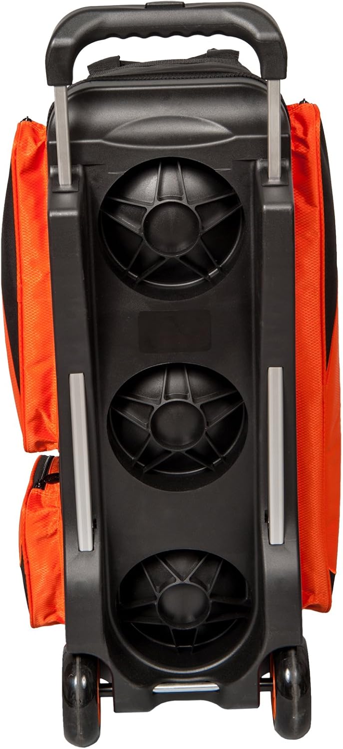 Bowlerstore Products Moxy Deluxe Triple Roller Bowling Bag - Orange/Black