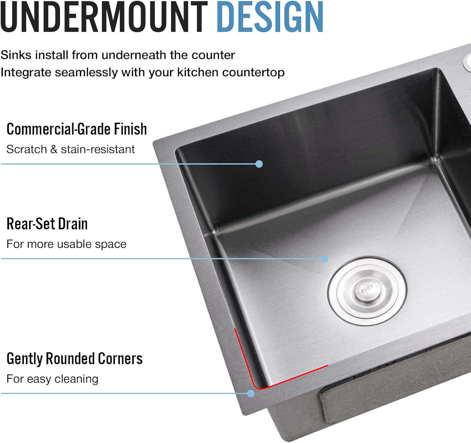 Black Double Bowl Kitchen Sink, Drop ln 30.7x16.9In Nano-Coated Stainless Steel Topmount Bar Kitchen Sink with Drain and Overflow