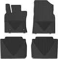 WeatherTech All-Weather Floor Mats for Toyota Avalon 1st & 2nd Row (W533-W534), Black