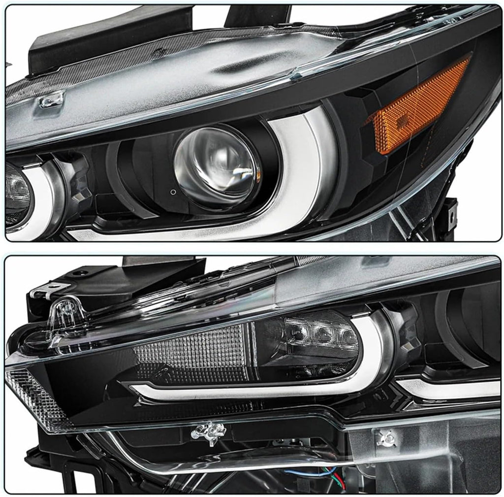 FULL LED No AFS Light Headlight Compatible With Mazda CX-5 2022 2023 2024 Car Front Lamp LED Headlight Assembly No DRL Car Accessories(Right)