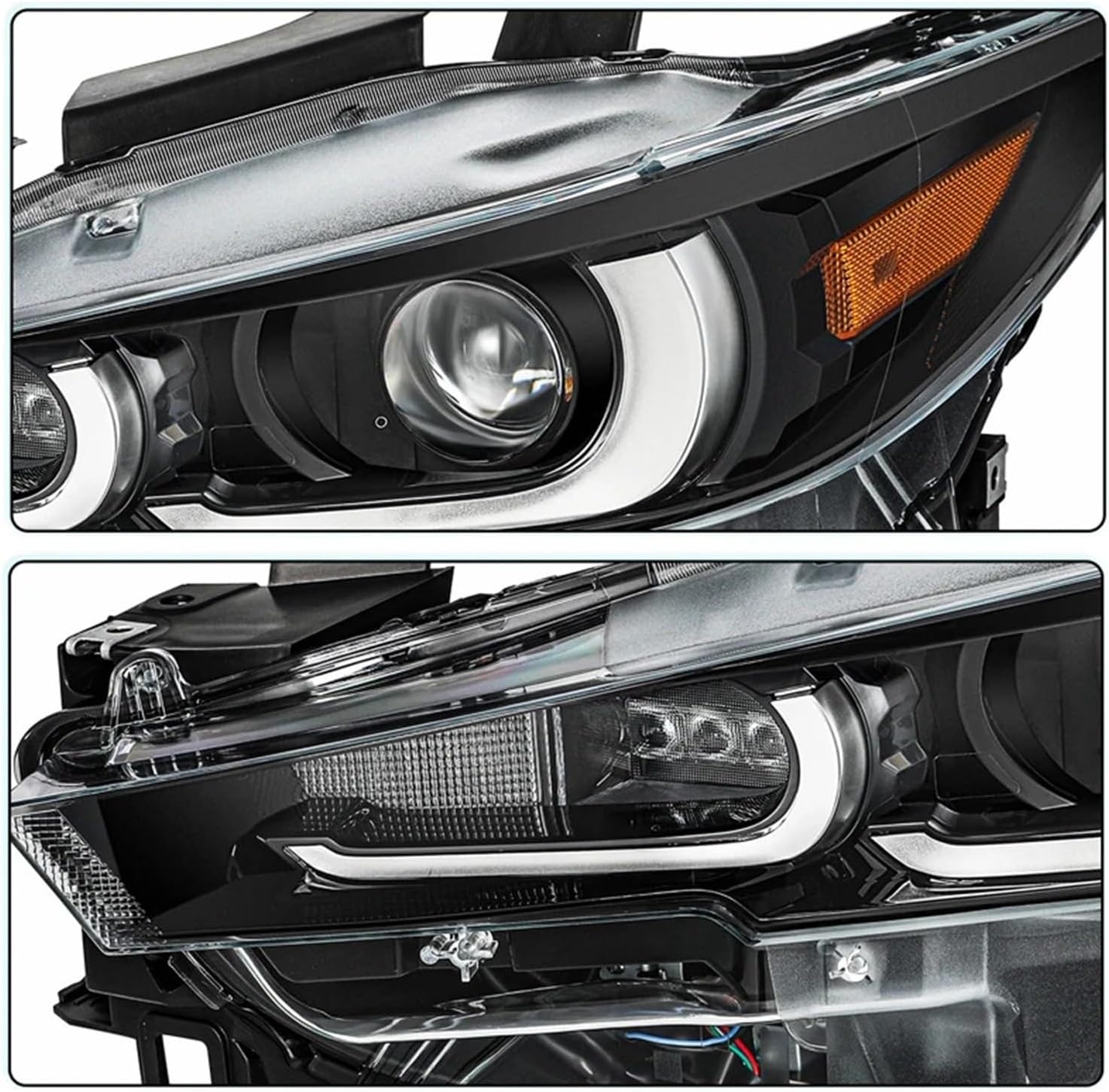 FULL LED No AFS Light Headlight Compatible With Mazda CX-5 2022 2023 2024 Car Front Lamp LED Headlight Assembly No DRL Car Accessories(Left)