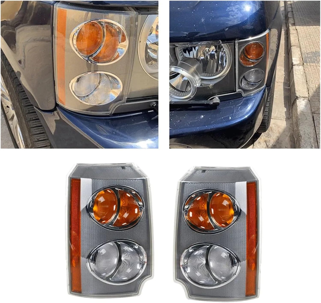 Car Left Corner Light Side Turn Signal Lamp Compatible with Land Rover Range Rover L322 2003-2005 Front Headlight Indicator Light