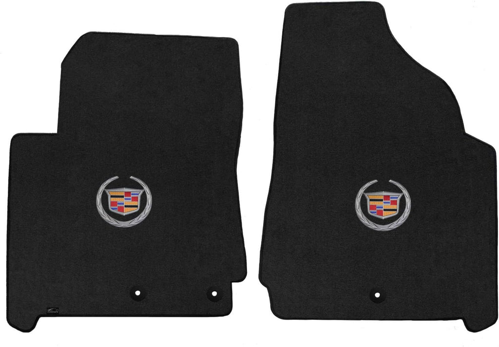 Lloyd Mats Floor Mats for Cadillac SRX 2010-2012 | 2PC Front Mats | Charcoal | Non-Slip Backing