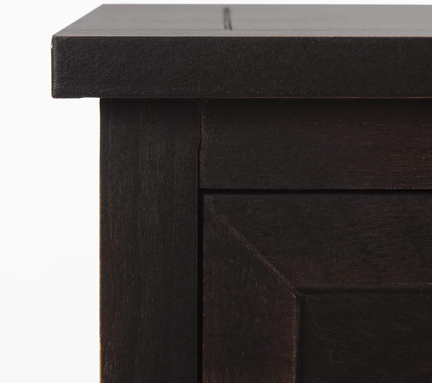 SAFAVIEH Furniture - Carrie 3-Shelf Side Table - Brown - Solid Wood - Farmhouse Tiered Design - Ideal for Living Room, Entryway, Home Office, 16'W x 13'D x 26'H - Fully Assembled (AMH5700F)