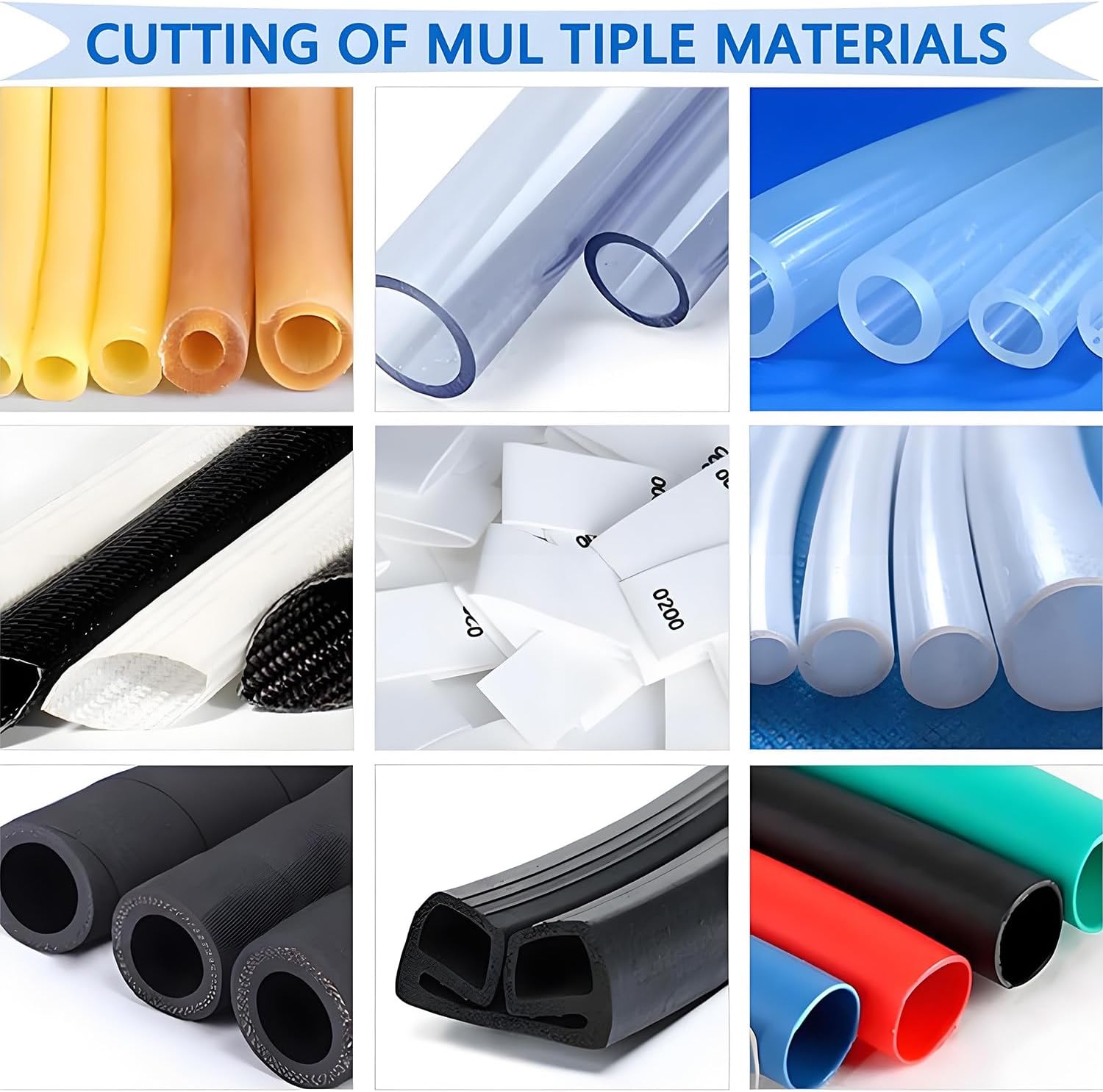 Fully Automatic Heat-Shrink Tube Micro-Computer Cutting Machine 300W Electric Tube Cable Pipe Cutter with Micro Computer Control, Cutting Accuracy 0.1Mm, for Sleeve Rubber/Plastic Tube
