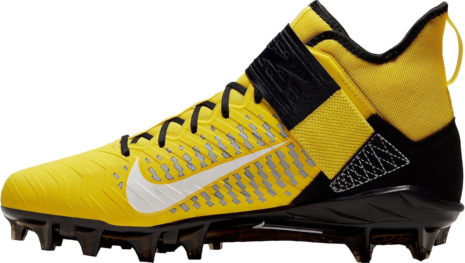 Nike Men's Alpha Menace Pro 2 D Football Cleats - Black/White,7M US