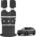 3W Floor Mats & Cargo Liner for 2024 2025 2026 Honda Prologue & Chevrolet Blazer EV, All Weather Protection Car Mats with Backrest Mat, Back Seat Cover Protector for 2025 Prologue Accessories, Black