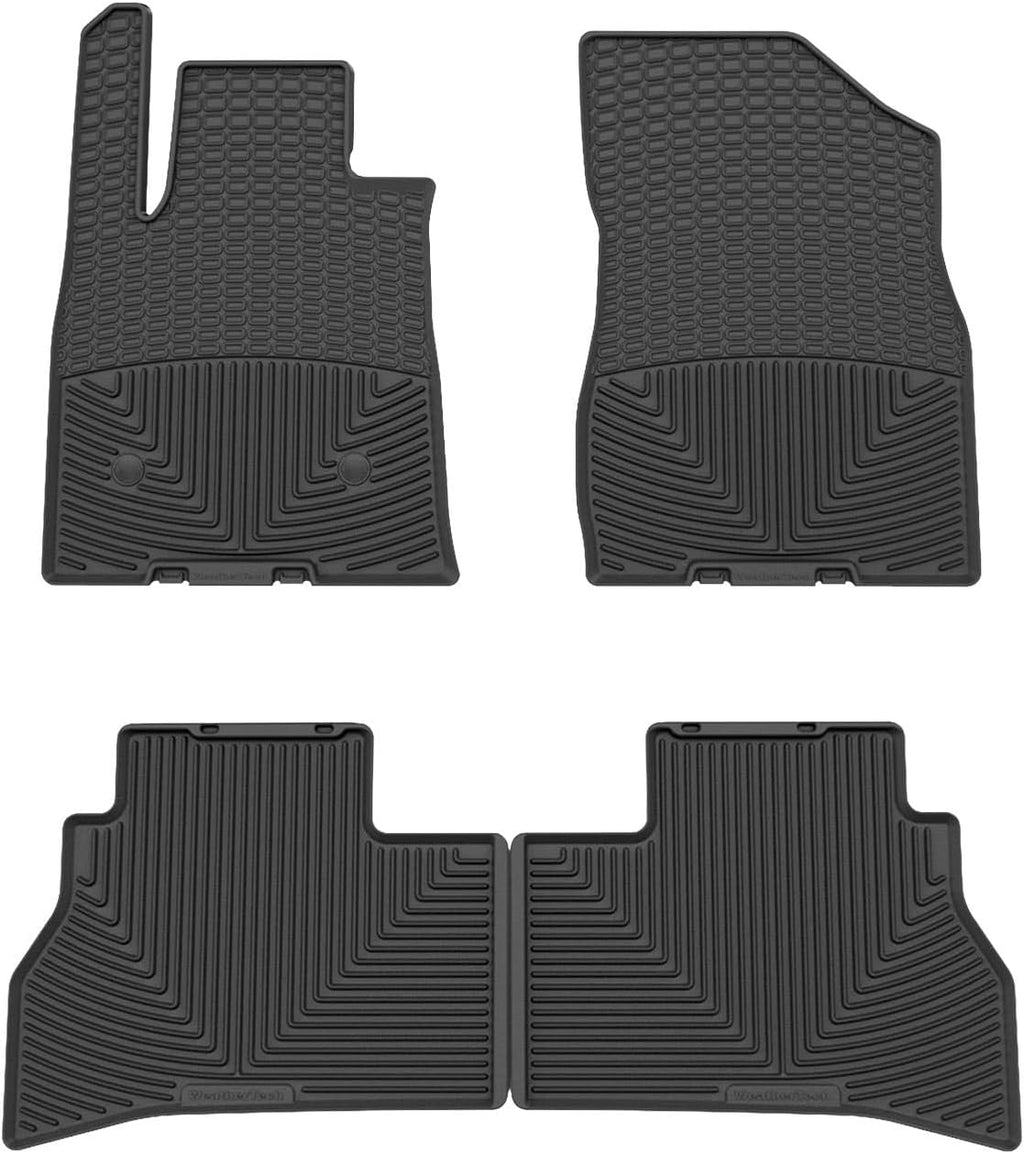 WeatherTech All-Weather Floor Mats for Buick Envista, Trax 1st & 2nd Row (W682-W683), Black