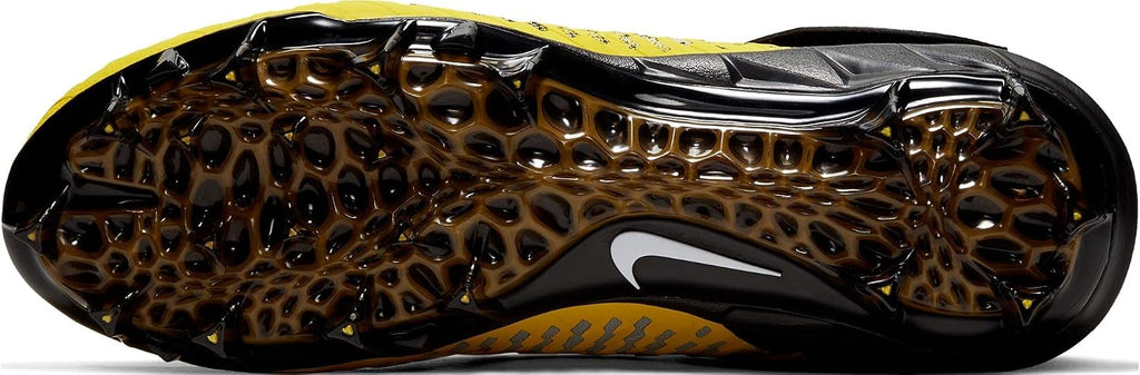 Nike Men's Alpha Menace Pro 2 D Football Cleats - Black/White,7M US