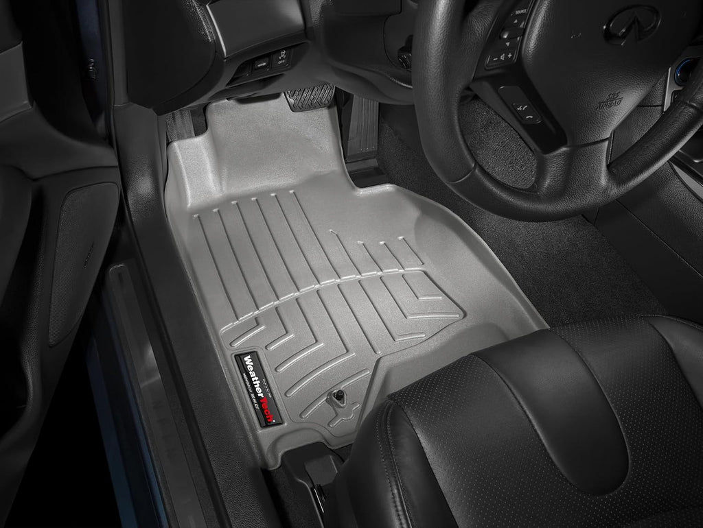 WeatherTech Custom Fit FloorLiners for Infiniti G, G, 1st Row (461561), Grey